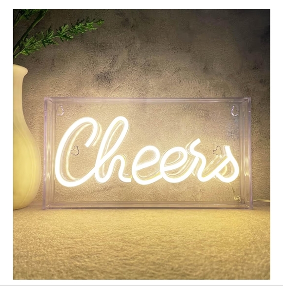 🥂NIB🥂Cheers Neon Light Sign - Picture 4 of 9